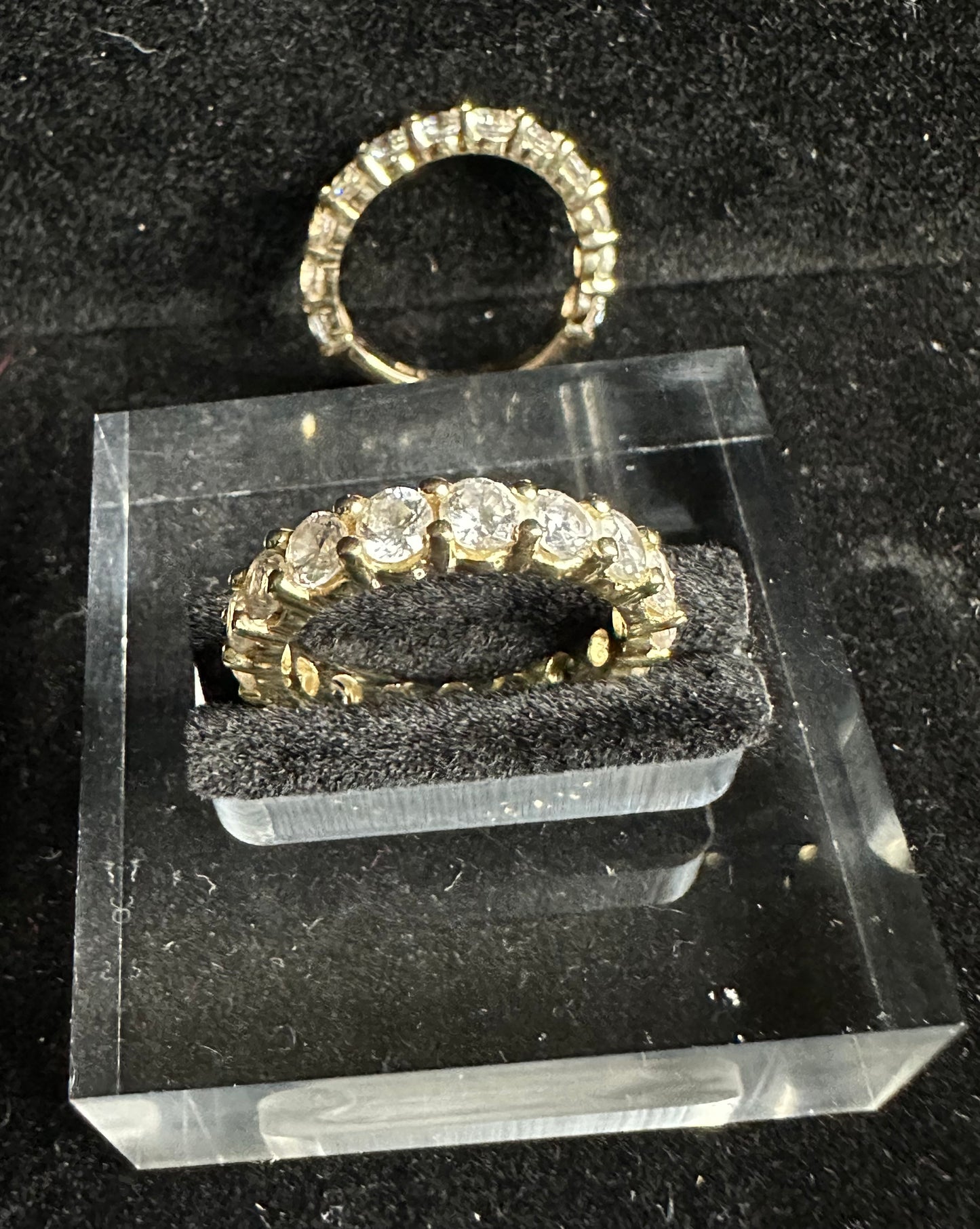 Eternity Ring 14k Zircons
