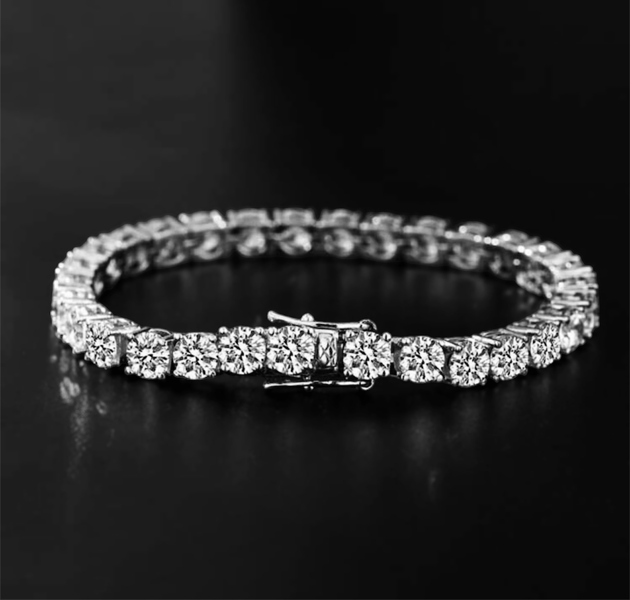 Moissanite Tennis Bracelet 4mm