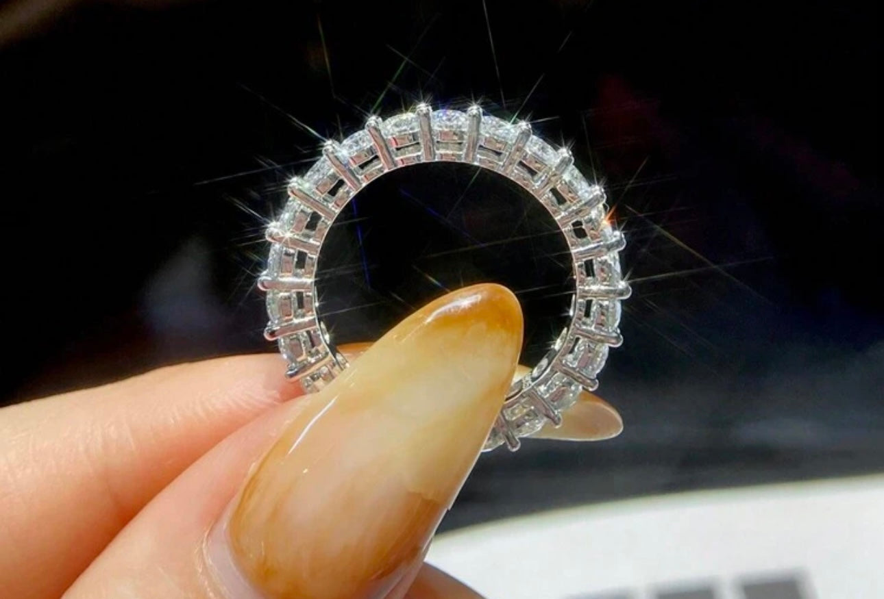 Moissanite Ring Eternity