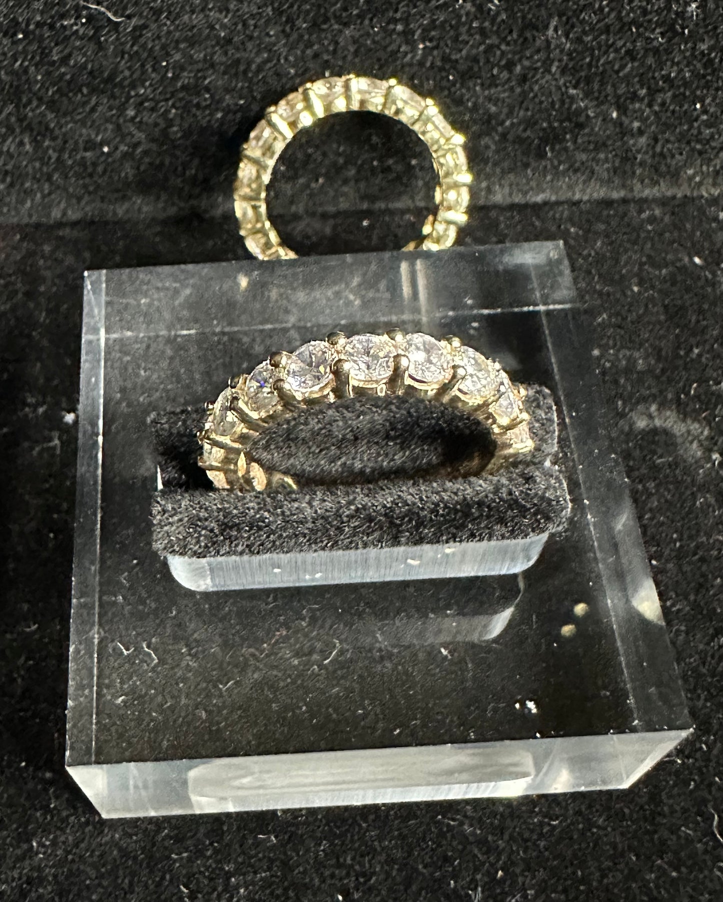 Eternity Ring 14k Zircons