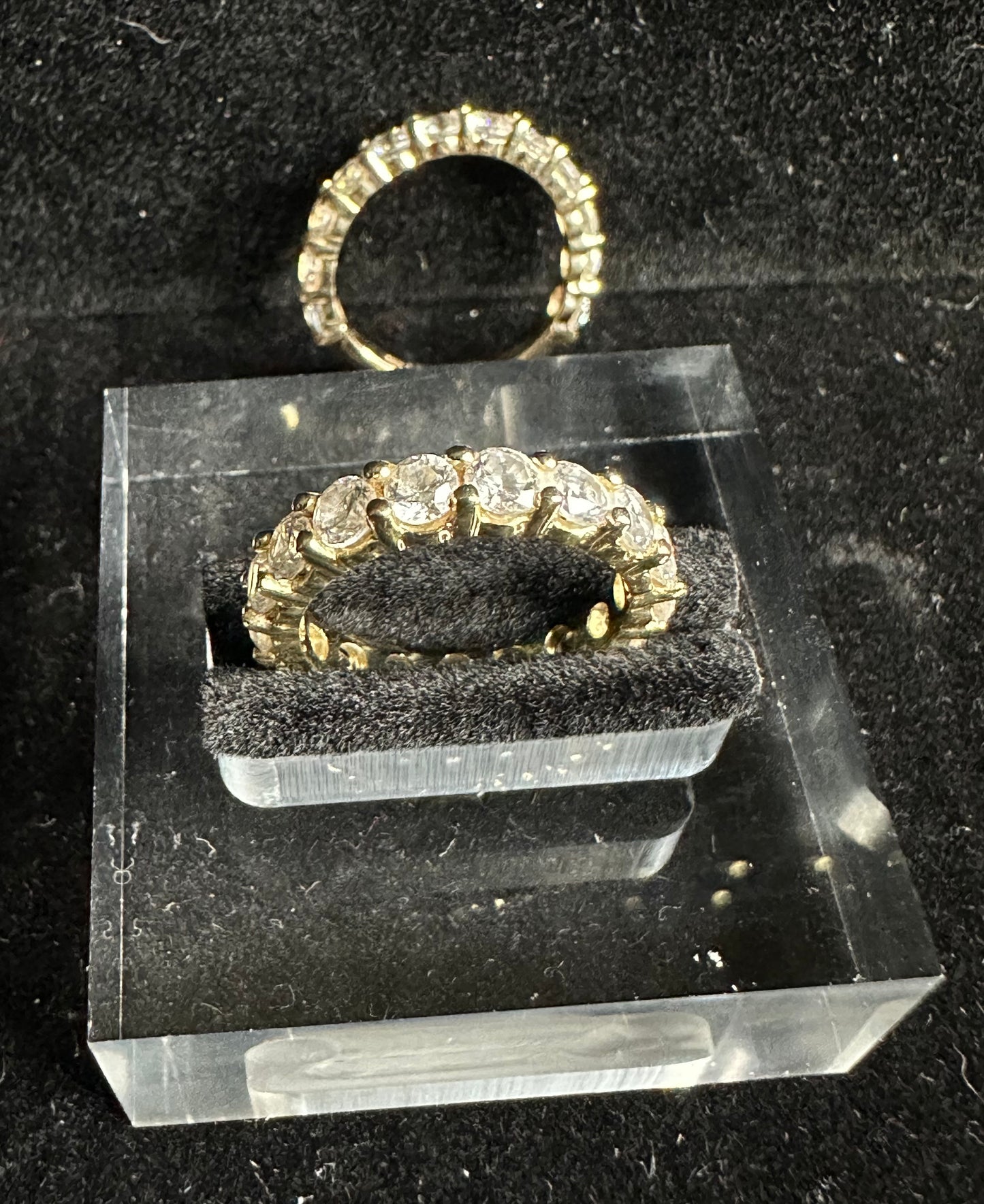 Eternity Ring 14k Zircons