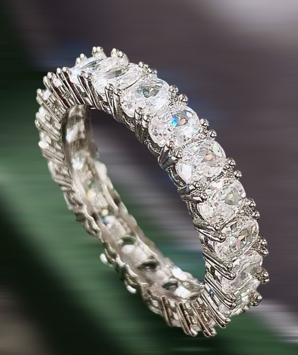 Moissanite Eternity Ring