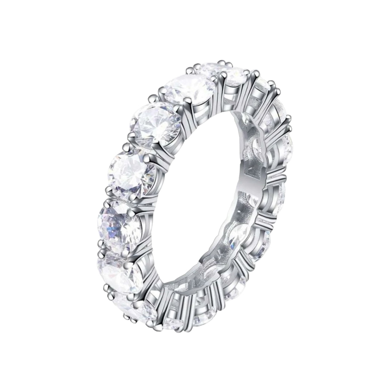Moissanite Eternity Ring