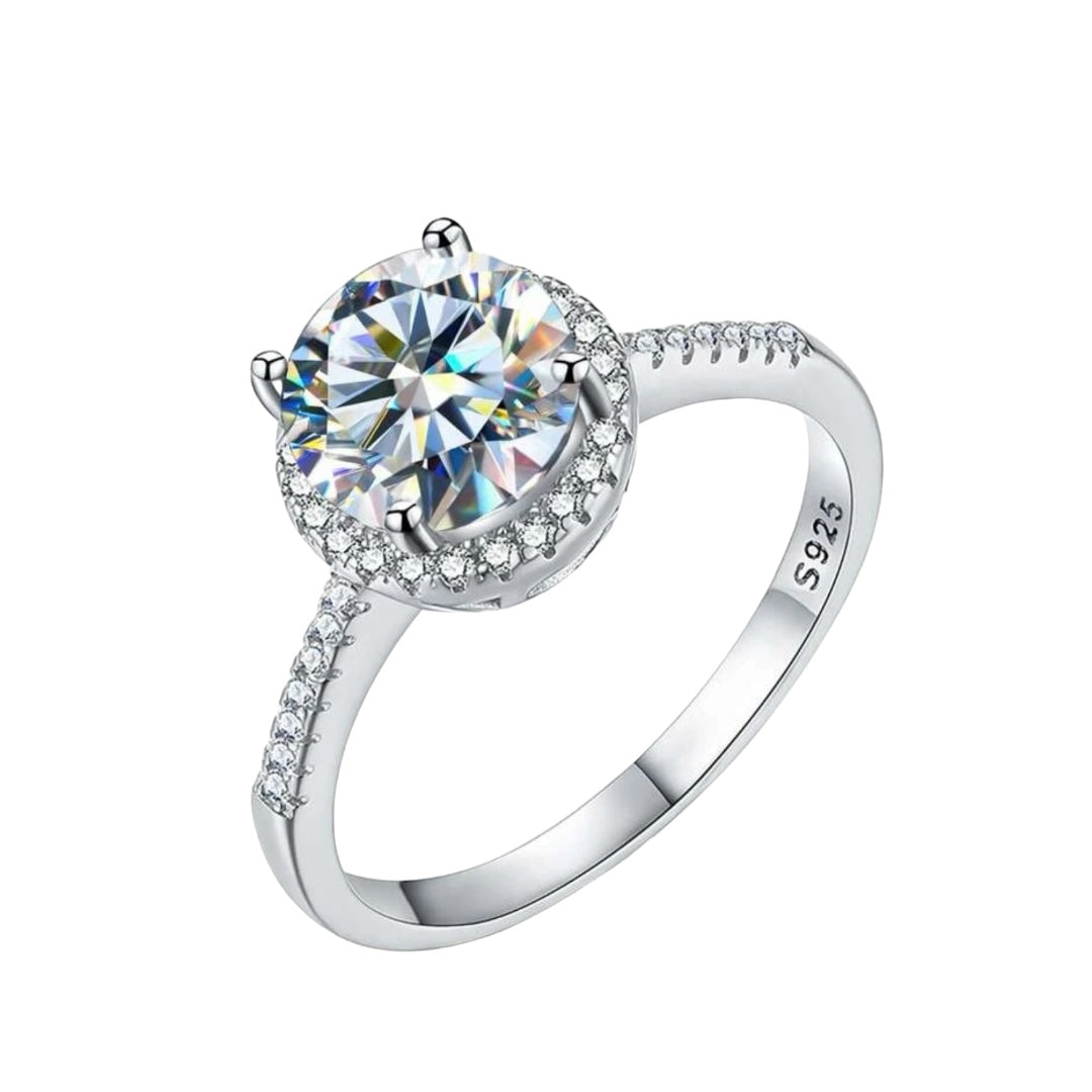 Moissanite 2CT Engagement Ring