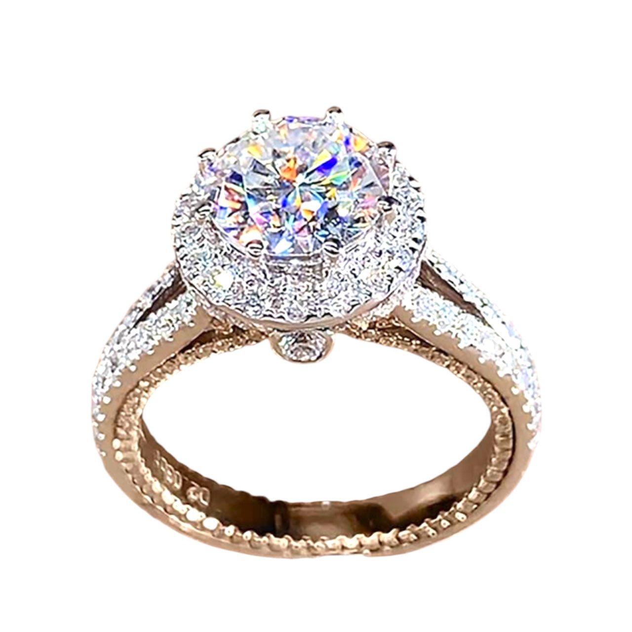 Moissanite Ring 3CT