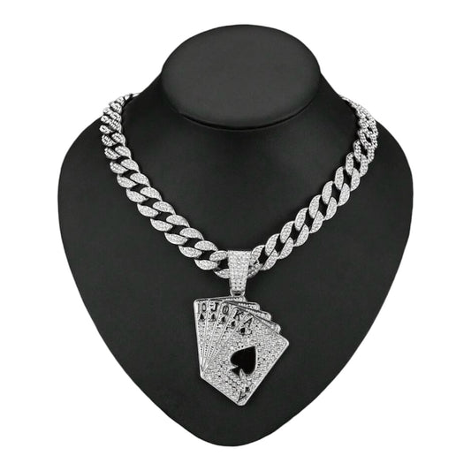 Necklace Shine Poker Pendant
