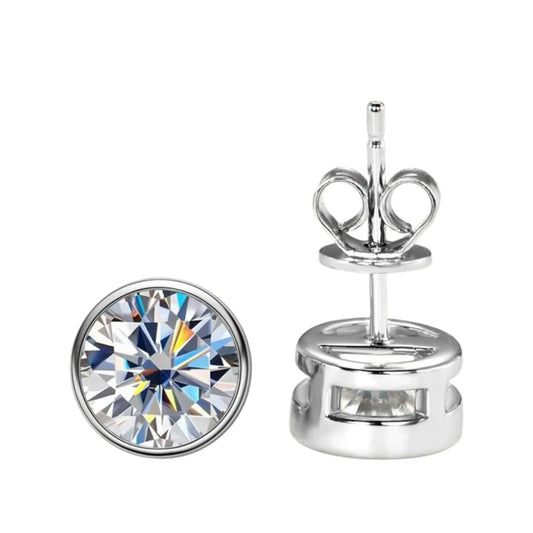 Earring Moissanite Diamond Lab.